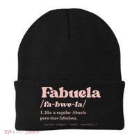 Fabuela Abuela Grandma Fabuela Definition Beanie thumb 0