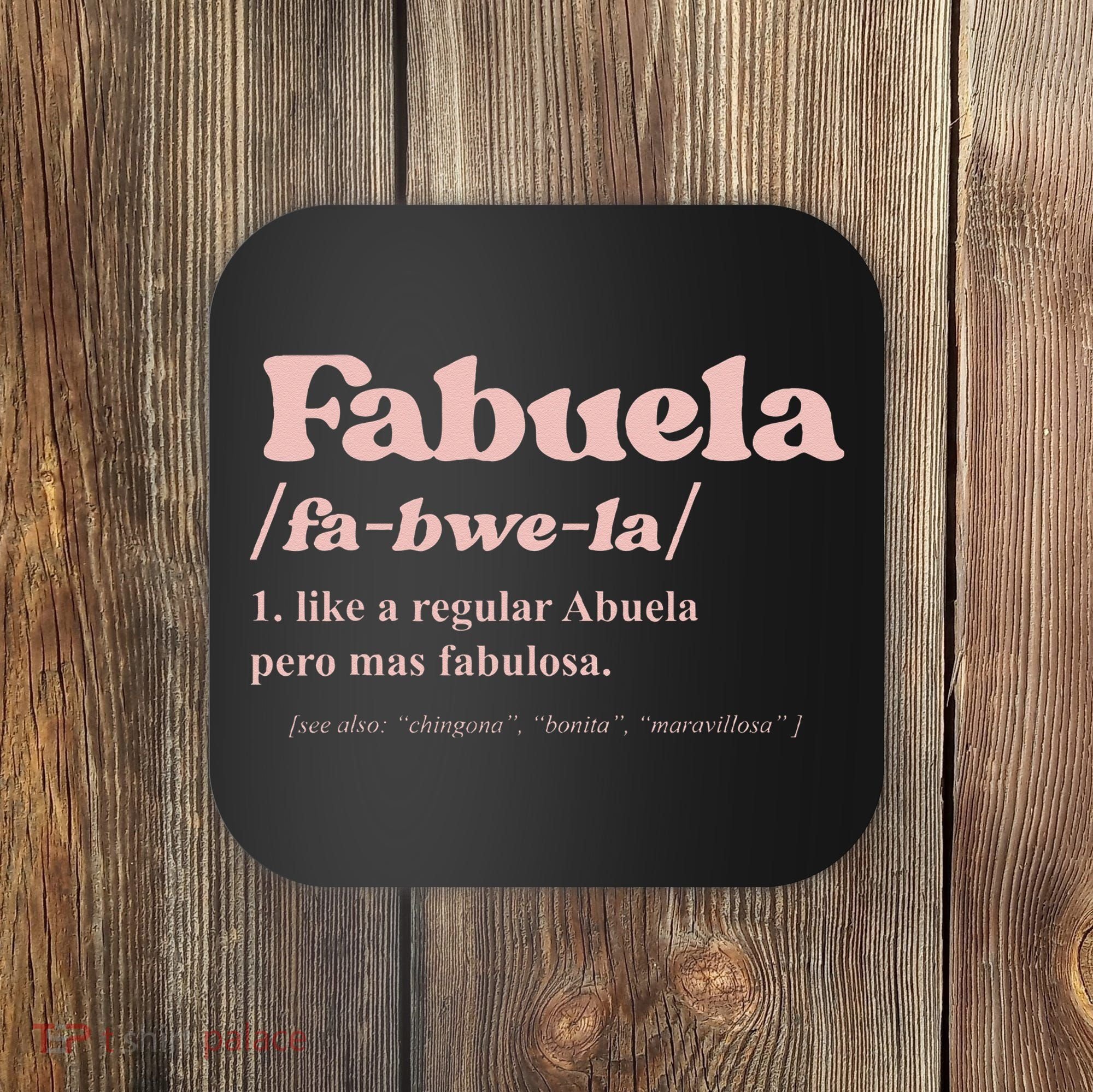 Fabuela Abuela Grandma Fabuela Definition Coaster