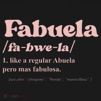 Fabuela Abuela Grandma Fabuela Definition Pajama Set thumb 2