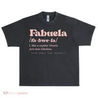Fabuela Abuela Grandma Fabuela Definition Urban Oversized Heavyweight T-Shirt thumb 0