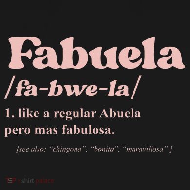 Fabuela Abuela Grandma Fabuela Definition Tie-Dye Long Sleeve Shirt