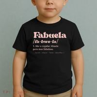 Fabuela Abuela Grandma Fabuela Definition Toddler T-Shirt thumb 2