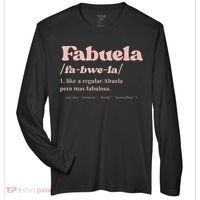 Fabuela Abuela Grandma Fabuela Definition Zone Performance Long-Sleeve T-Shirt thumb 0