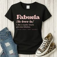 Fabuela Abuela Grandma Fabuela Definition Women's T-Shirt thumb 3