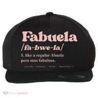 Fabuela Abuela Grandma Fabuela Definition Wool Snapback Cap thumb 0