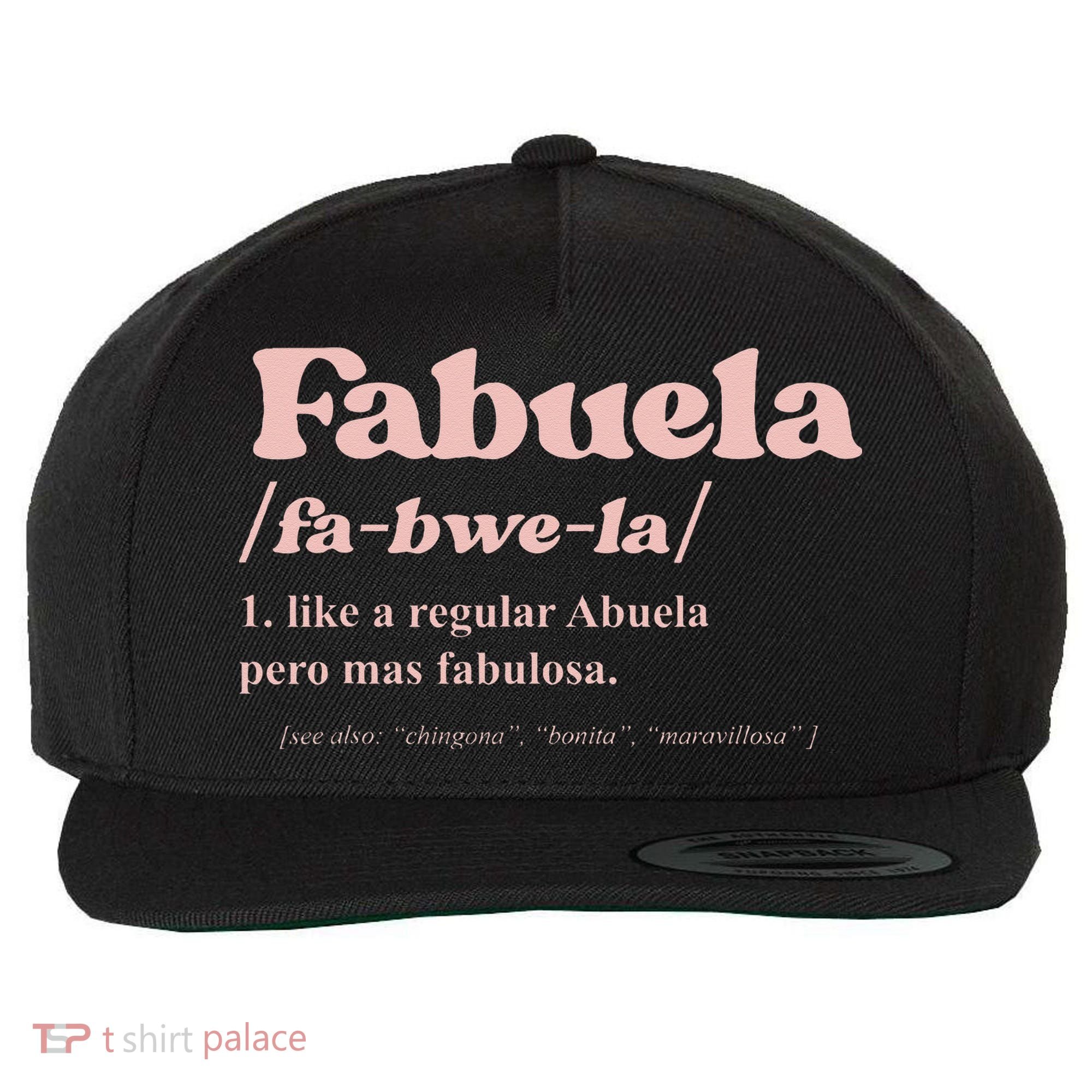 Fabuela Abuela Grandma Fabuela Definition Wool Snapback Cap