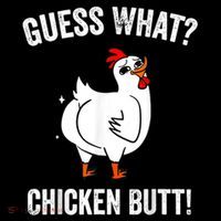 Funny Animal Guess What Chicken Butt Cute Chickens Buffs Coffee Mug thumb 5
