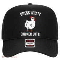Funny Animal Guess What Chicken Butt Cute Chickens Buffs Hat thumb 0