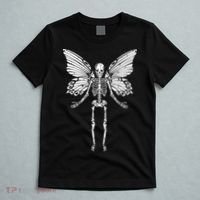 Fairycore Aesthetic Gothic Butterfly Skeleton Fairy Grunge T-Shirt thumb 5