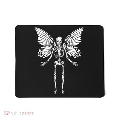Fairycore Aesthetic Gothic Butterfly Skeleton Fairy Grunge Mousepad