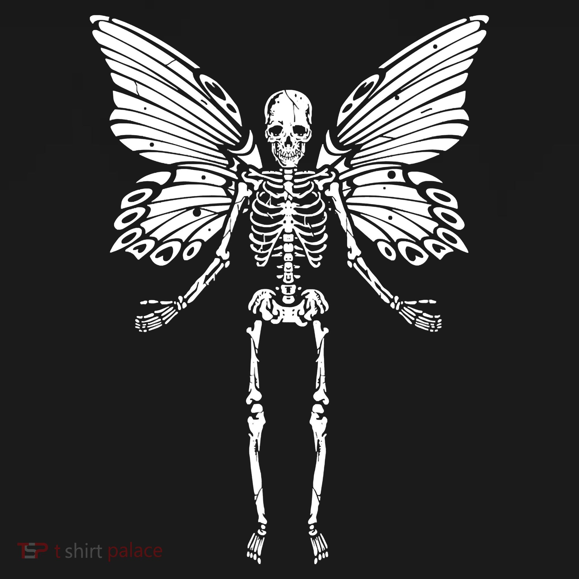 Fairycore Aesthetic Gothic Butterfly Skeleton Fairy Grunge Mousepad