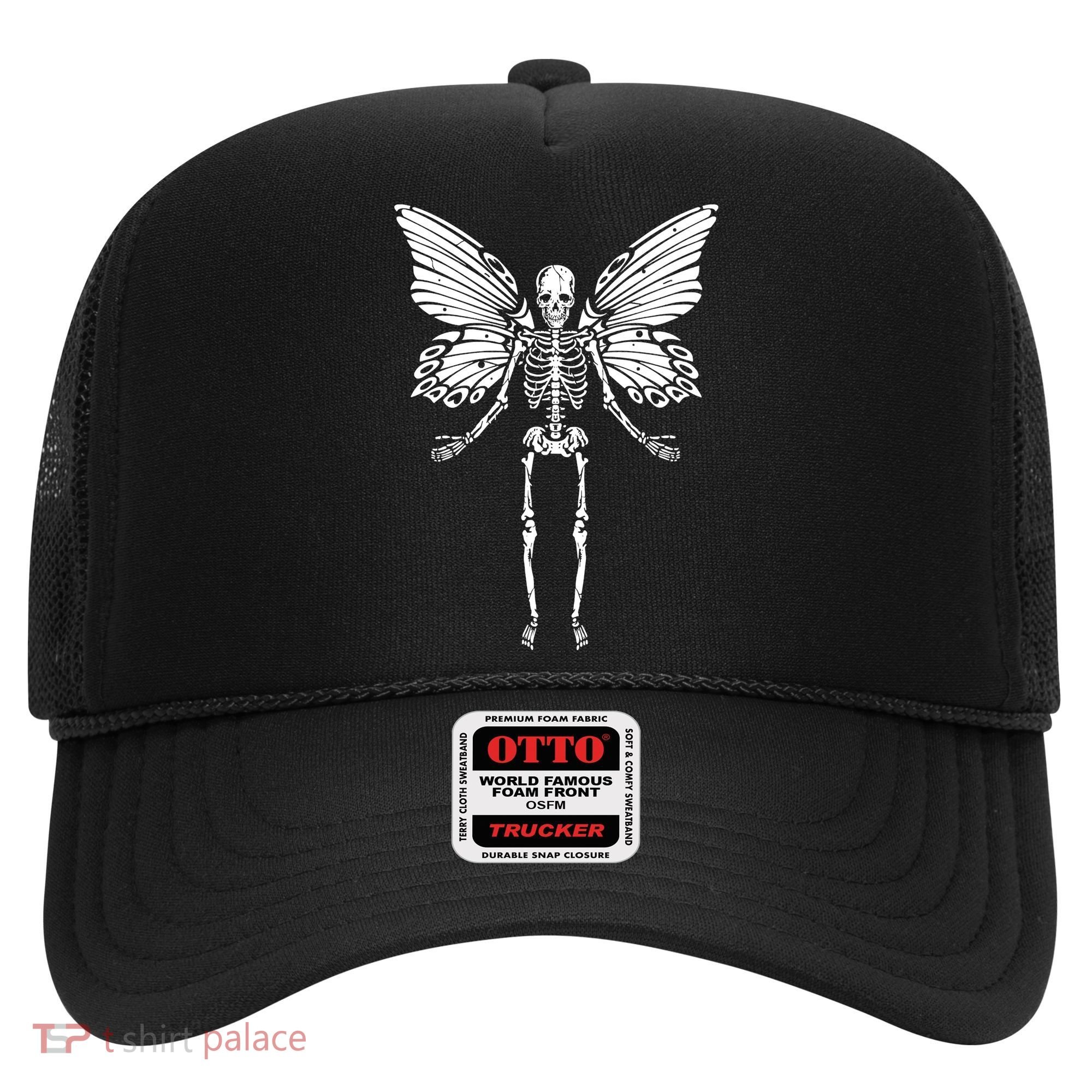 Fairycore Aesthetic Gothic Butterfly Skeleton Fairy Grunge Hat