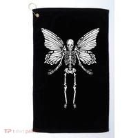 Fairycore Aesthetic Gothic Butterfly Skeleton Fairy Grunge Golf Towel thumb 0