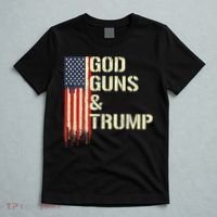 Flag American God Guns And Trump 2nd Amendment T-Shirt thumb 5