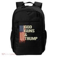 Flag American God Guns And Trump 2nd Amendment Backpack thumb 0