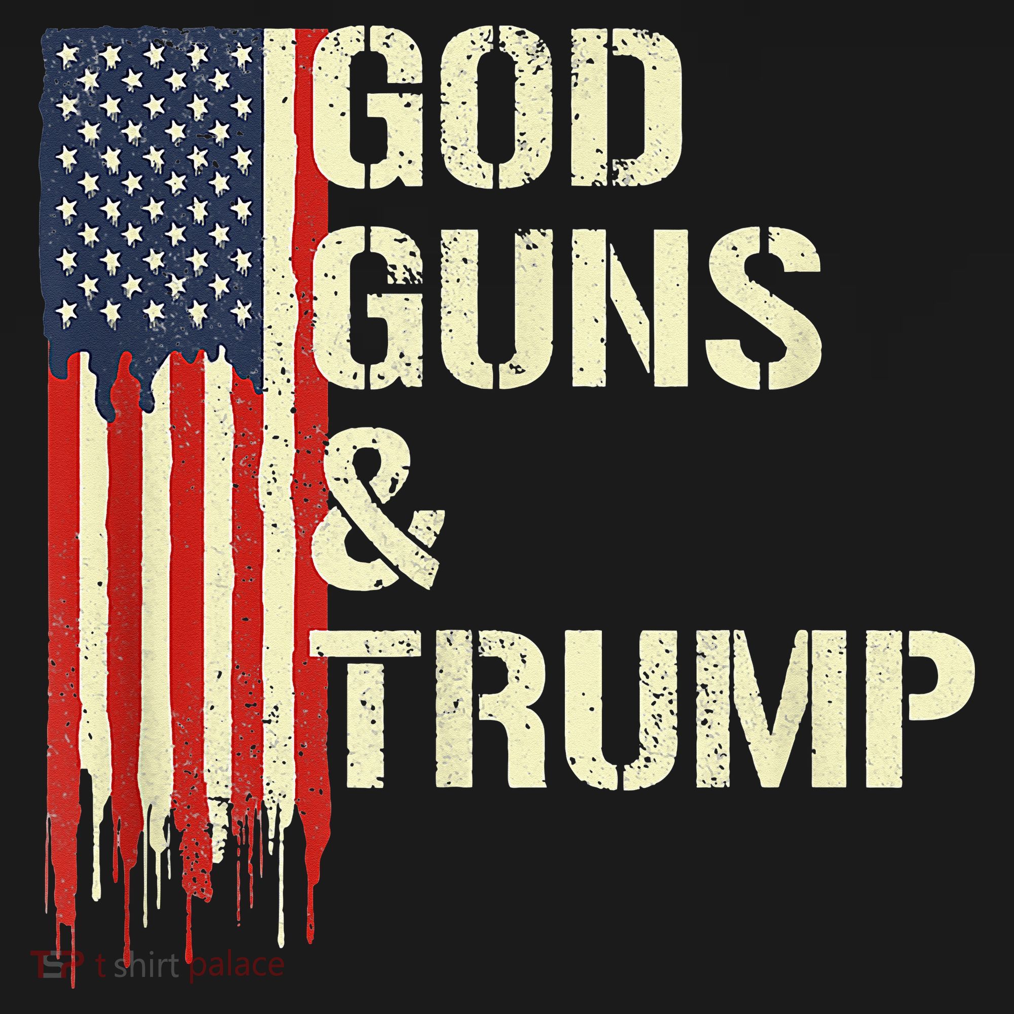 Flag American God Guns And Trump 2nd Amendment Women's Hoodie