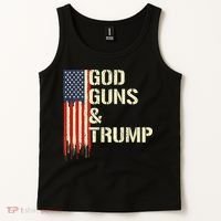 Flag American God Guns And Trump 2nd Amendment Tank Top thumb 2