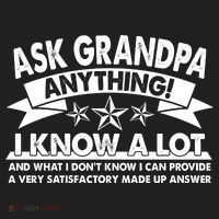 Funny Ask Grandpa Anything I Know A Lot Hat thumb 2