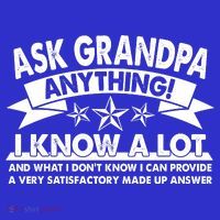 Funny Ask Grandpa Anything I Know A Lot Women's Tank Top thumb 5