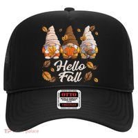 Funny Autumn Gnomes Autumn Leaves Hello Fall  Hat thumb 0