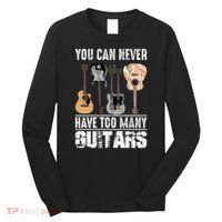 Funny Acoustic Guitarist Musical Instrut Electric Guitar Gift Long Sleeve Shirt thumb 0