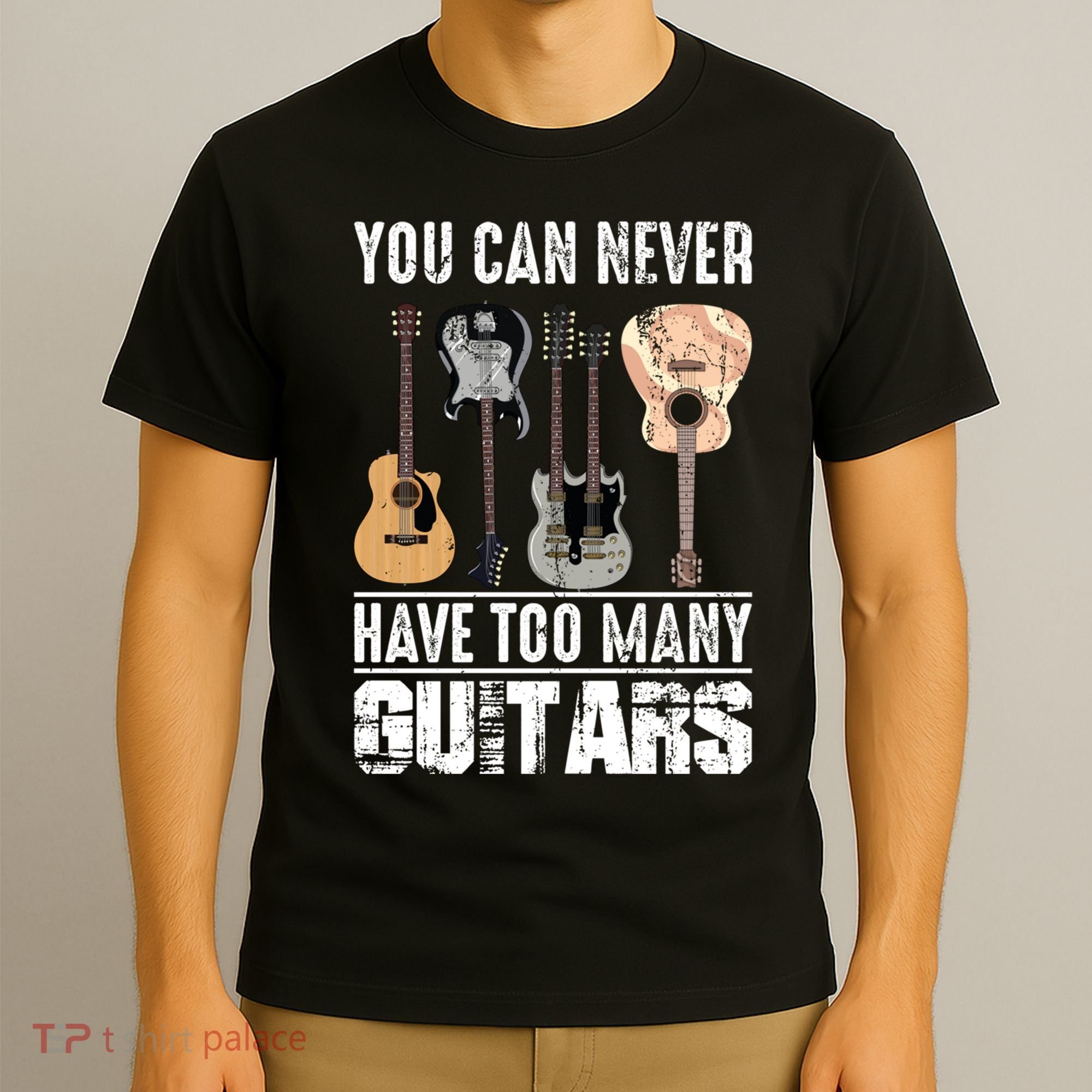 Funny Acoustic Guitarist Musical Instrut Electric Guitar Gift T-Shirt