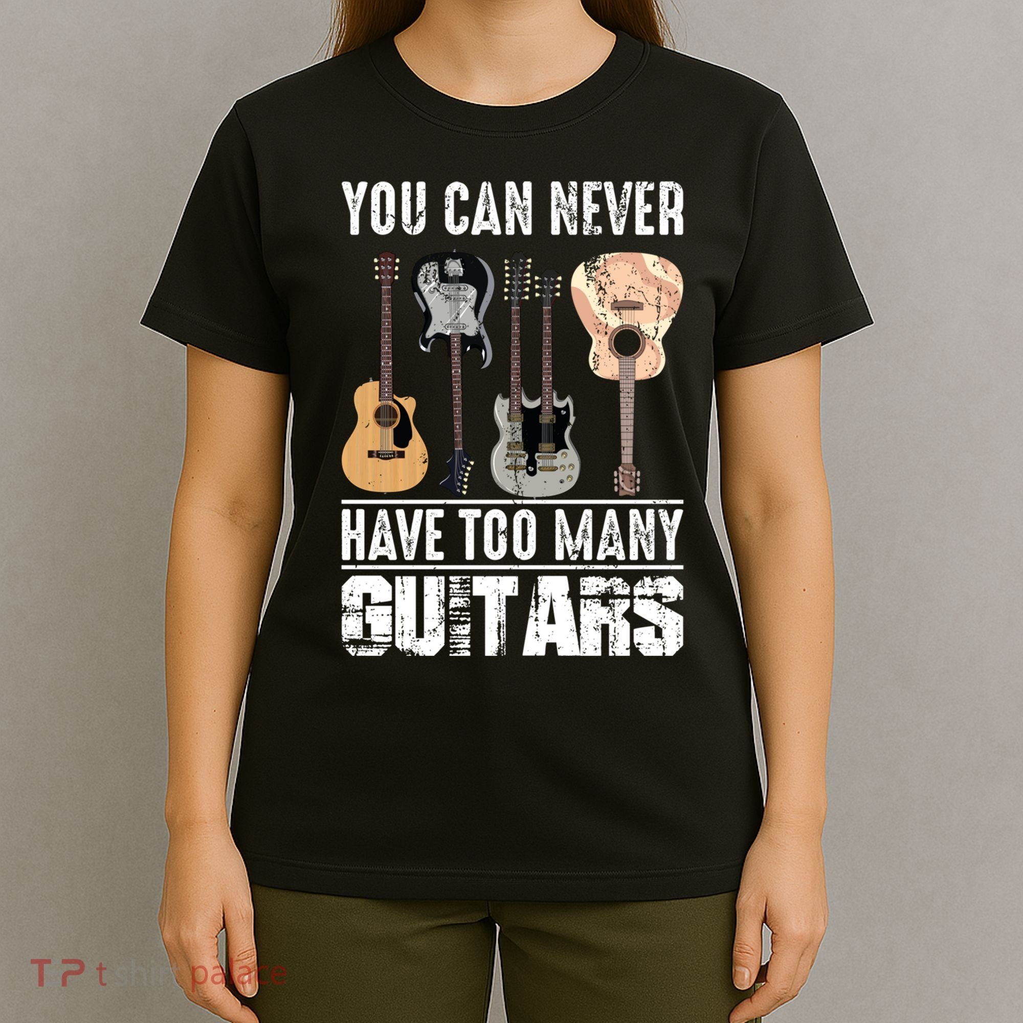 Funny Acoustic Guitarist Musical Instrut Electric Guitar Gift T-Shirt