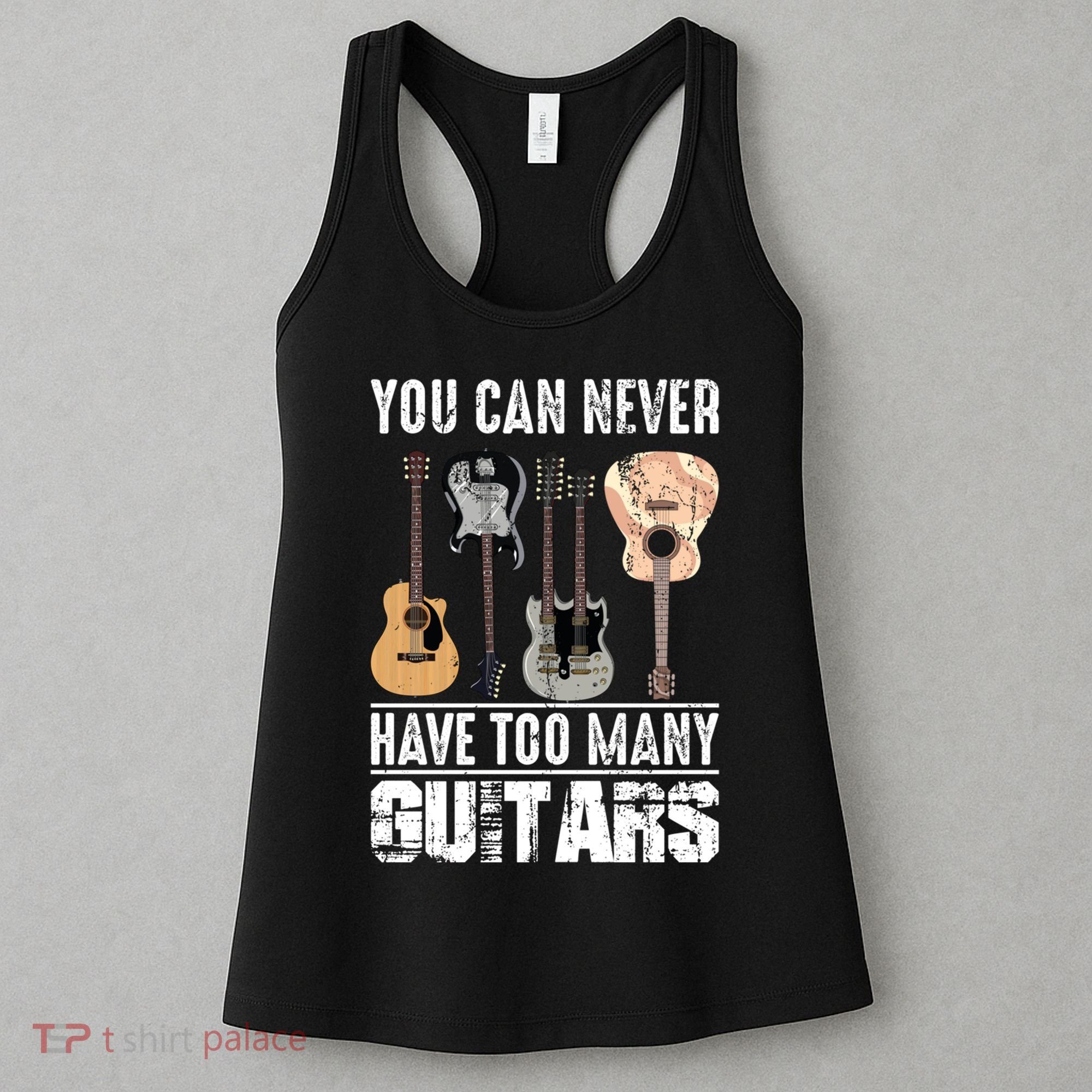Funny Acoustic Guitarist Musical Instrut Electric Guitar Gift Women's Tank Top