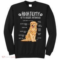 Funny Anatomy Golden Retriever Dog Lover Sweatshirt thumb 0
