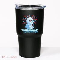 Funny American Gift Suck It England George Washington Tumbler thumb 0