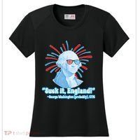Funny American Gift Suck It England George Washington Women's Cooling Performance Crew T-Shirt thumb 0