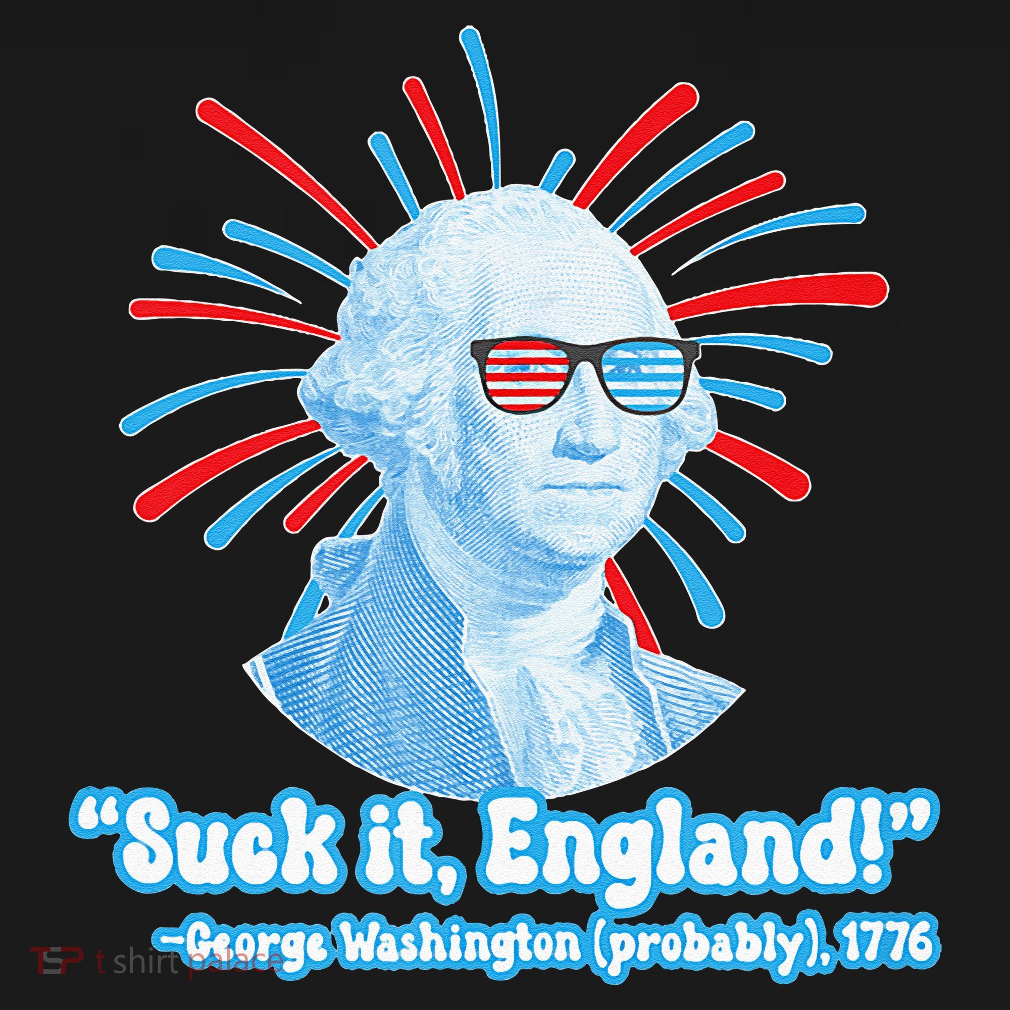 Funny American Gift Suck It England George Washington Women's Tank Top