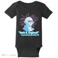 Funny American Gift Suck It England George Washington Baby Bodysuit thumb 0