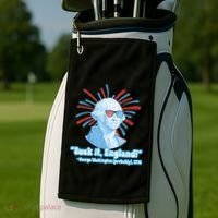 Funny American Gift Suck It England George Washington Golf Towel thumb 2
