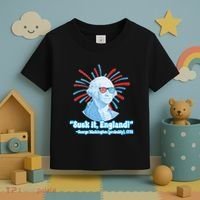Funny American Gift Suck It England George Washington Toddler T-Shirt thumb 3