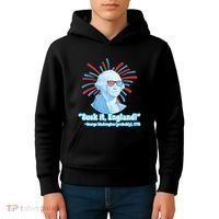 Funny American Gift Suck It England George Washington Kids Hoodie thumb 4