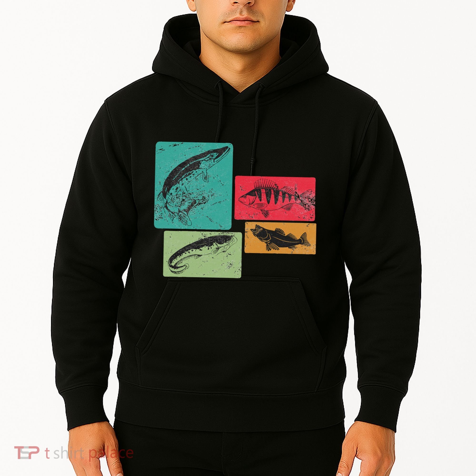 For Anglers Good Catch Perch Pike Trout Hoodie