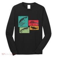 For Anglers Good Catch Perch Pike Trout Long Sleeve Shirt thumb 0