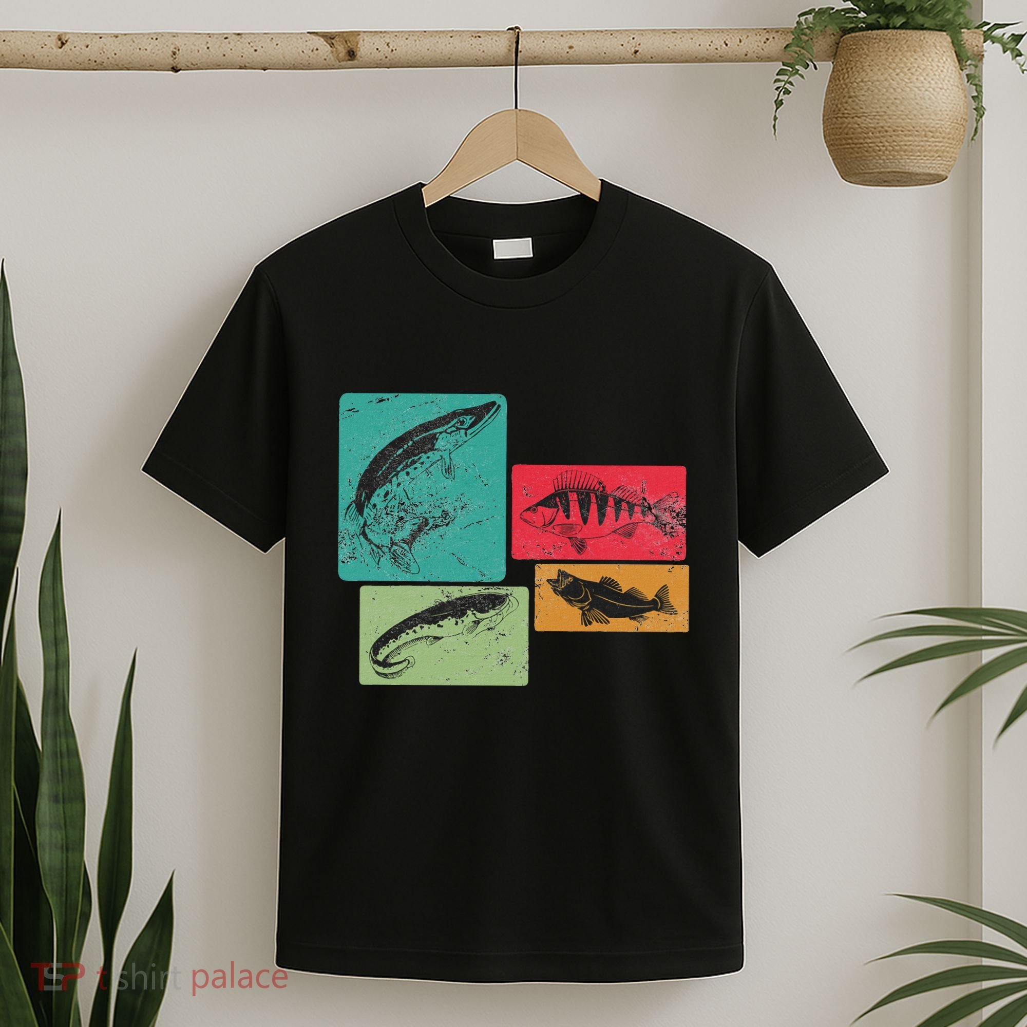 For Anglers Good Catch Perch Pike Trout T-Shirt
