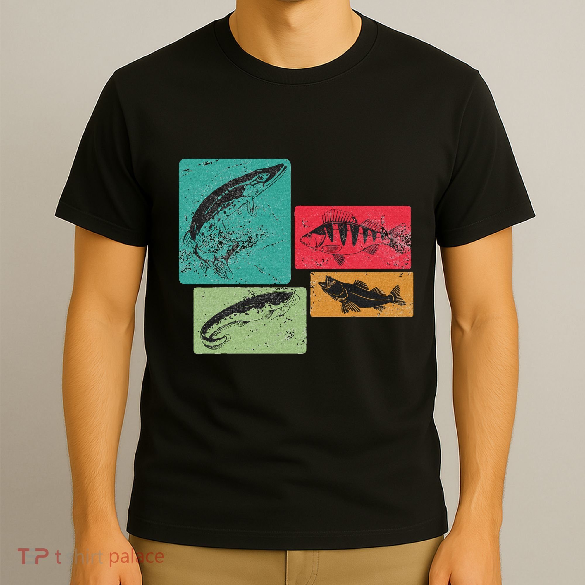 For Anglers Good Catch Perch Pike Trout T-Shirt