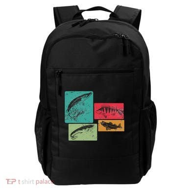 For Anglers Good Catch Perch Pike Trout Backpack