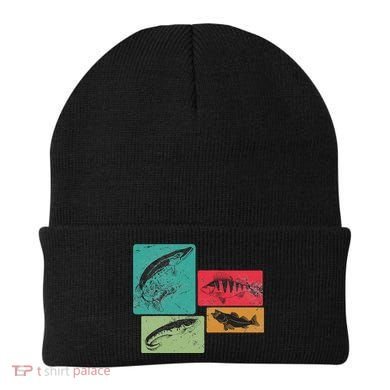 For Anglers Good Catch Perch Pike Trout Beanie