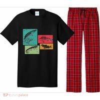 For Anglers Good Catch Perch Pike Trout Pajama Set thumb 0