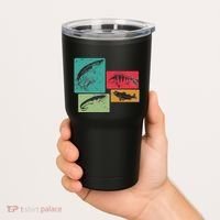 For Anglers Good Catch Perch Pike Trout Tumbler thumb 2
