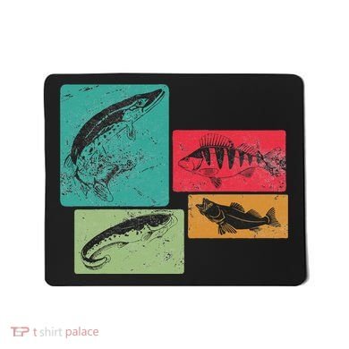 For Anglers Good Catch Perch Pike Trout Mousepad