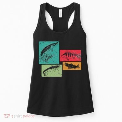 For Anglers Good Catch Perch Pike Trout Women's Tank Top
