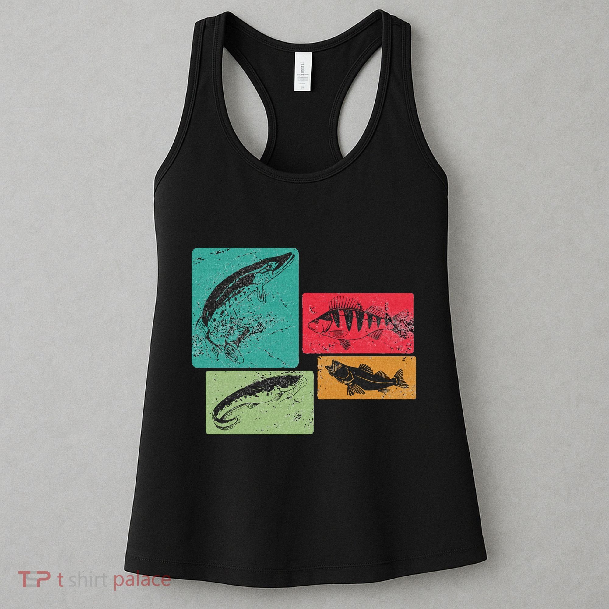 For Anglers Good Catch Perch Pike Trout Women's Tank Top