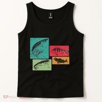 For Anglers Good Catch Perch Pike Trout Tank Top thumb 2