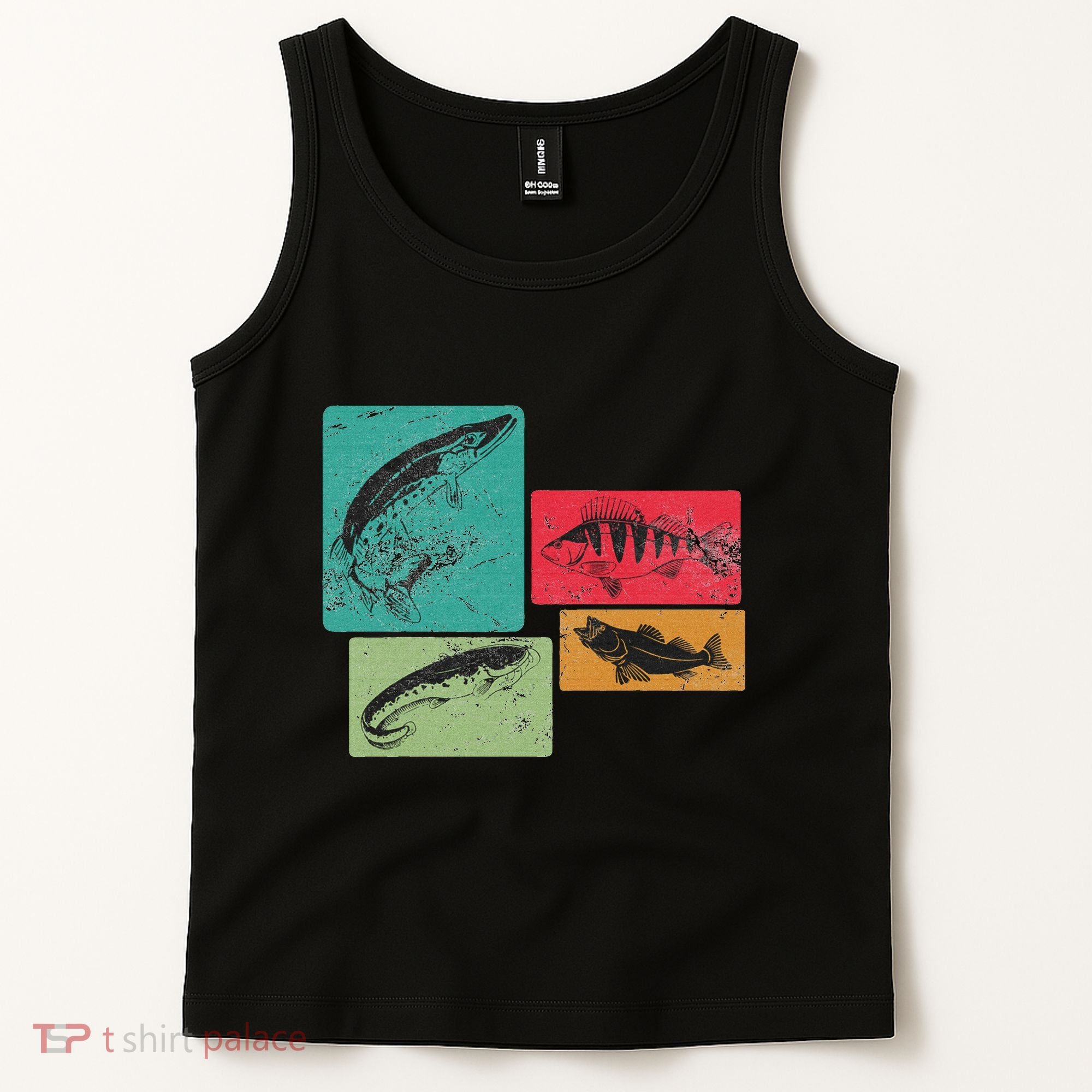 For Anglers Good Catch Perch Pike Trout Tank Top