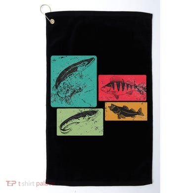 For Anglers Good Catch Perch Pike Trout Golf Towel